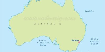 La Ville De Sydney Carte Carte De La Ville De Sydney Australie