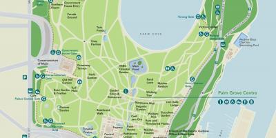 Sydney jardins botaniques de la carte