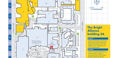Sydney l'hôpital pour enfants de randwick carte